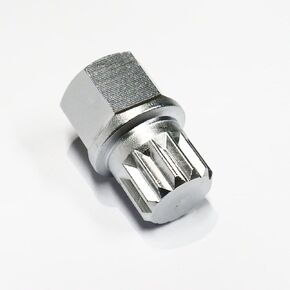 Chrome Steel ABC 0-9 Wheel Lock Key for VW，locking lug nut removal tools- Anti Theft Volkswagen Wheel Lock Key for Cars Wheel Tire Nut Screw Removal (ABC-6)