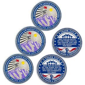 5Pcs Encouragement Challenge Coin-Going Above and Beyond Coins, Appreciation Gifts for Employee Coworkers Teachers Student Staff, Thank You Coins