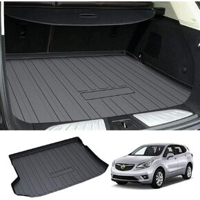 Powerty Only Fit for Trunk Mat Buick Envision 2016 2017 2018 2019 2020 All Weather TPO Rear Cargo Liner Trunk Floor Mat Auto Accessories