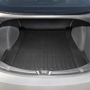 Premium Cargo Liner for Tesla Model 3 Performance 2017-2024 - 100% Protection - Custom Fit Car Trunk Mat - Easy-to-Wash & All-Season Black Cargo Mat - 3D Shaped Laser Measured Trunk Liners