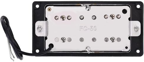 Guitar Humbucker Pickups Set, Guitar Parts Replacement Set, Bridge Neck Chrome Humbucker Pickup Set with Mounting Screws for LP Guitars in Kuwait