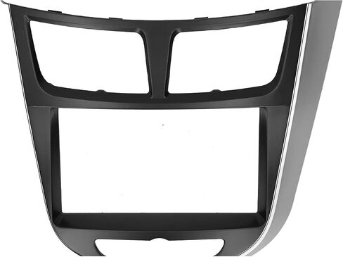 AI Accent Radio Dash Kit، Radio Dash Kit 2018 Accent 2Din مركز التحكم DVD فآسيا إطار لوحة الملاحة مناسب لشركة Hyundai I25 Solaris Accent 2010 2014 in Saudi Arabia