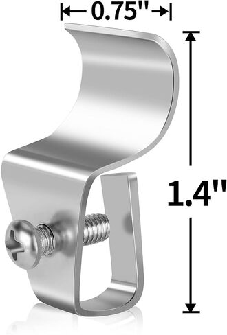 Antimbee Vinyl Siding Clips,10 Pack Vinyl Siding Hanger,Upgrade No-Hole Outdoor Camera Mount for Blink, Arlo, Ring, No-Damage, No Drilling, Weatherproof-304 Stainless Steel Home Siding Hooks in Saudi Arabia