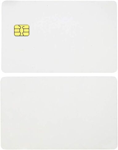 100 حزمة من بطاقة ISO PVC مع شريحة SLE4442 بطاقة ذكية ذكية فارغة للاتصال ببطاقة IC بطاقة مفتاح بيضاء آمنة للتحكم في الوصول بدون طباعة in Kuwait