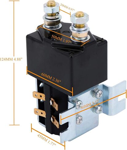 JEENDA UNIVERSAL DC Contactor Solenoid 24V 200Amp مستمر 1000 أمبير الذروة متوافق مع EZGO Club CAR Yamaha Albright GOLF Carts-SW180 (24V) in Saudi Arabia