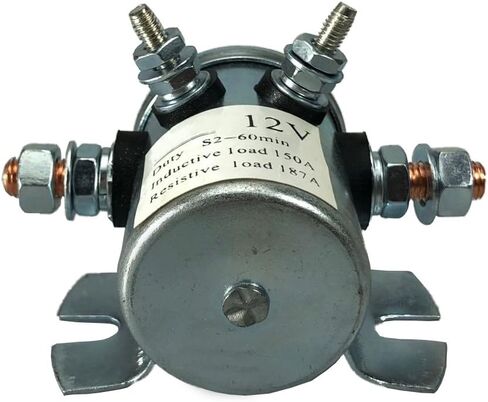 150A Continuous Duty Solenoid Relay 4 Terminal For Winch Marine Golf Cart Heavy Duty 12VDC in Kuwait