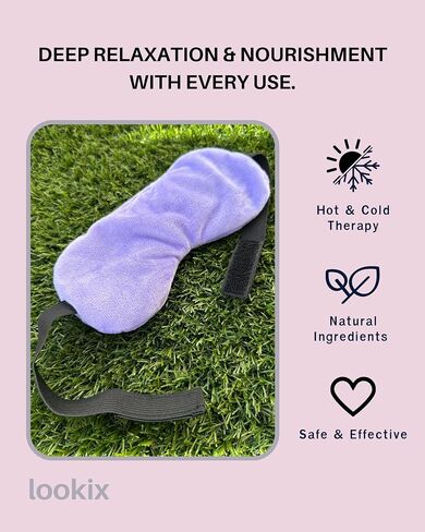 Lavender Eye Mask - Handcrafted in The USA with Lavender Flower and Flaxseed for Ultimate Relaxation in Saudi Arabia