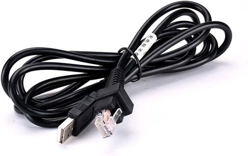 TUZECH 1D USB سلكي محمول بالليزر قابل للتعديل قارئ ماسح ضوئي QR يدعم المسح الضوئي في المستودعات ومتاجر التجزئة سوبر ماركت - المسح من الهاتف المحمول - مع فلاش مدمج in Kuwait