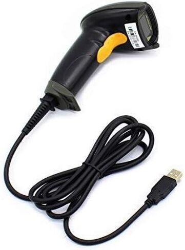 TUZECH 1D USB سلكي محمول بالليزر قابل للتعديل قارئ ماسح ضوئي QR يدعم المسح الضوئي في المستودعات ومتاجر التجزئة سوبر ماركت - المسح من الهاتف المحمول - مع فلاش مدمج in Kuwait