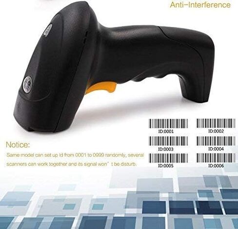 TUZECH 1D USB سلكي محمول بالليزر قابل للتعديل قارئ ماسح ضوئي QR يدعم المسح الضوئي في المستودعات ومتاجر التجزئة سوبر ماركت - المسح من الهاتف المحمول - مع فلاش مدمج in Kuwait