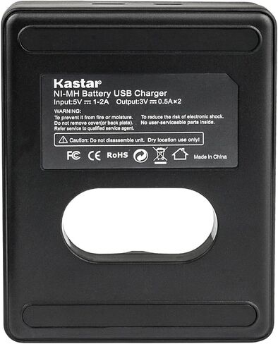 Kastar 2-Pack KAA2HR بطارية وLCD استبدال شاحن USB مزدوج لـ Kodak EasyShare DX6340، DX6440، DX6445، Z1275، Z1285، Z650، Z650 Zoom، Z663 Zoom، Z700، Z710، Z740، Z885، Z980، ZD710 Zoom Camera in Saudi Arabia