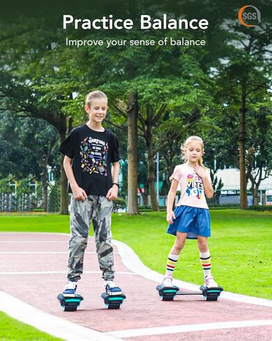 Gyroshoes S300 Hovershoes هوفر بورد كهربائي مع أضواء LED، UL2272 معتمد ذاتي التوازن سكوتر هوفرسويز للأطفال والكبار in Kuwait