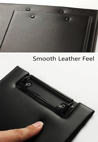 Imitation Leather A4 Foldable Clipboard Business Thicken PU File Folder Document Storage Organizer with 360 Over Flip Writing Pad for Meeting Office (A4) in Saudi Arabia