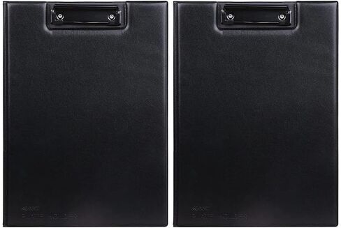Imitation Leather A4 Foldable Clipboard Business Thicken PU File Folder Document Storage Organizer with 360 Over Flip Writing Pad for Meeting Office (A4) in Saudi Arabia