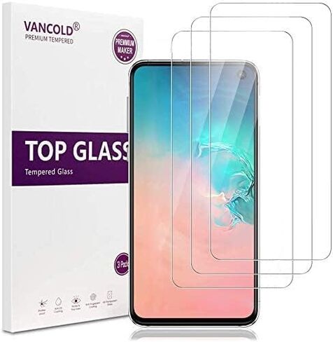 Samsung Galaxy S10e Screen Protector, 5.8 inch (3 Pack) HD Clear Tempered Glass Screen Protector for Samsung Galaxy S10E 2019 in Kuwait