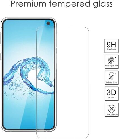 Samsung Galaxy S10e Screen Protector, 5.8 inch (3 Pack) HD Clear Tempered Glass Screen Protector for Samsung Galaxy S10E 2019 in Kuwait