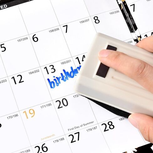 تقويم المسح الجاف 2024-2024 تقويم الحائط السنوي، يناير 2024 - ديسمبر 2024، 34.8 × 22.8 بوصة، تقويم سنوي مطوي 2024، تقويم حائط قابل للمسح، ذو وجهين in Kuwait