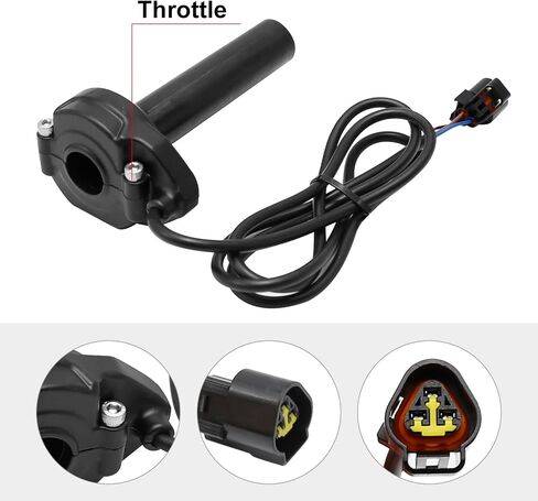 Throttle Grips, Electric Motorbike Gas Throttle Handle Grips Replacement for Surron Throttle Light Bee Sur Ron X/Sur Ron S/Surron/X160/X260 in Saudi Arabia