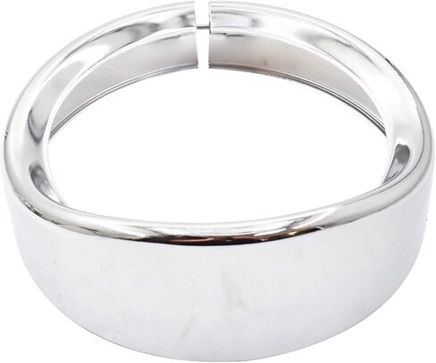 munirater Headlight Trim Ring 7inch Chrome Visor Type Motorcycle Headlamp Replacement for Softail Road King Street Glide in Saudi Arabia