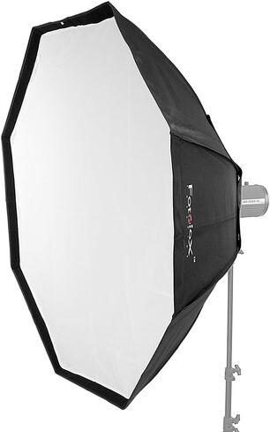 Fotodiox Pro 48 بوصة (120 سم) صندوق ناعم مثمن مع حلقة سرعة ضوئية للتصوير الفوتوغرافي ونورمان ML ومتوافق - صندوق ناعم قياسي مع جزء داخلي عاكس فضي مع لوحات توزيع مزدوجة in Saudi Arabia