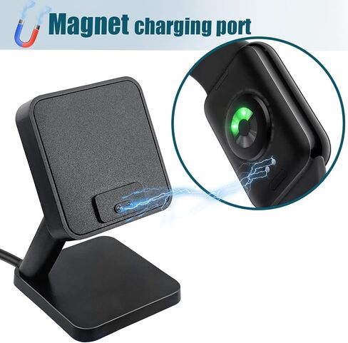 Charger Dock Compatible with Xiaomi mi Band 8 pro & Redmi Band 2 Smartwatch,Nightstand Charging Stand with 3.3 Feet USB Charger Cable fit for Xiaomi 8 pro Watch in Kuwait