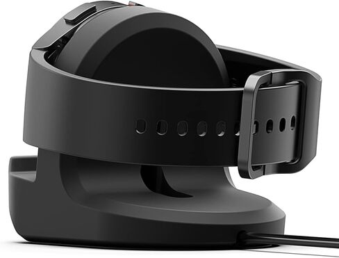 حامل مكون من قطعتين متوافق مع ساعة Samsung Galaxy Watch 6/6 Classic/Galaxy Watch 5 Pro / 5 شاحن، حامل شاحن سيليكون غير قابل للانزلاق مع فتحة إدارة الكابلات لساعة Galaxy Watch 5 40 مم/44 مم، ساعة 5 Pro in Kuwait