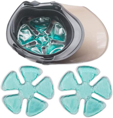 حزمة ثلج للرأس، حزمة ثلج للصداع تبرد حزمة باردة مهدئة للحمى والصداع النصفي من جل الثلج لخوذات الماسك، حزمة ثلج لخوذة ركوب الخيل، تحافظ على البرودة في الصيف الحار in Kuwait