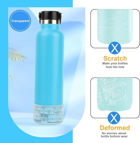 Desing Wish Cat Silicone Boot Compatible with 12-24oz/ 32oz 40oz Hydro Flask, Thermoflask, Iron Flask, Stanley Tumbler Water Bottles Anti Bumping Protective Water Bottle Boot in Kuwait