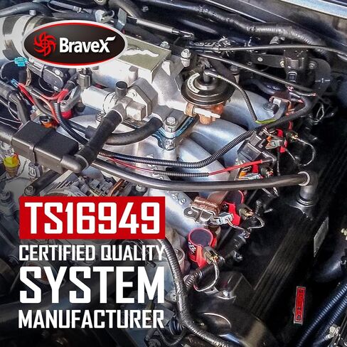 حزمة ملف الإشعال وقابس الإشعال SP479 - ترقية 15% المزيد من الطاقة لسيارة Ford F-150 F-250 F-350 4.6L 5.4L V8 CROWN VICTORIA EXPEDITION MUSTANG LINCOLN MERCURY متوافق مع DG508 DG457 DG472 (أحمر) in Kuwait