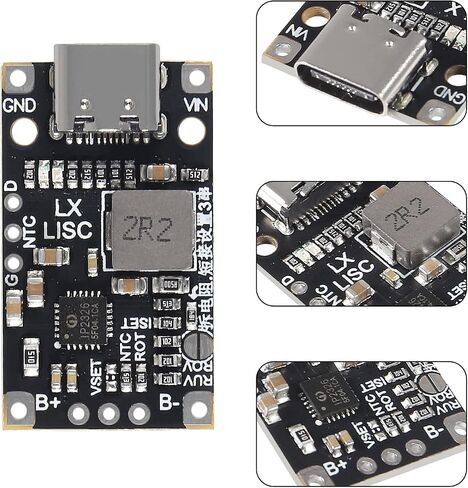 5PCS Type-C USB 2/3S BMS 15W 8.4V 12.6V 1.5A Lithium Battery Charging Boost Module with Balanced Support Fast Charge with Indicator(2S Balanced) in Saudi Arabia