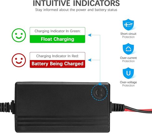 12V Auto Car Battery Charger for Tender Trickle Maintainer Boat Motorcycle in Kuwait
