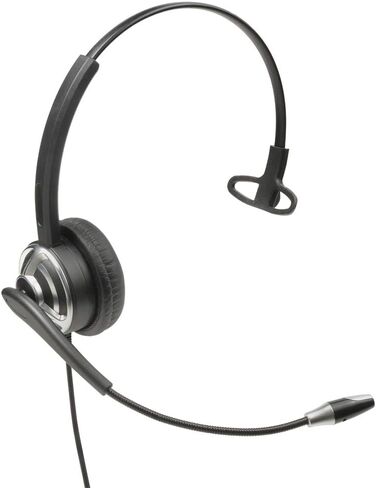 ECS WordCommander USB-C Voice Recognition Headset, Single Ear, Noise-Cancelling Boom Mic, Premium in-Line Sound Card, Pro-Flex Wire, Ideal for Voice-to-Text, Superior Audio Quality, Comfortable Fit in Kuwait