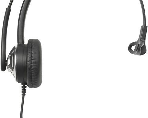 ECS WordCommander USB-C Voice Recognition Headset, Single Ear, Noise-Cancelling Boom Mic, Premium in-Line Sound Card, Pro-Flex Wire, Ideal for Voice-to-Text, Superior Audio Quality, Comfortable Fit in Kuwait