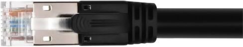 كابل مونوبرايس Cat6A PoE - 10 قدم - أسود | 100 واط، PoE ++ (IEEE 802.3af/at/bt)، UTP، 22AWG، 500 ميجا هرتز، نحاس عاري نقي، RJ45 محمي، كابل إيثرنت in Saudi Arabia