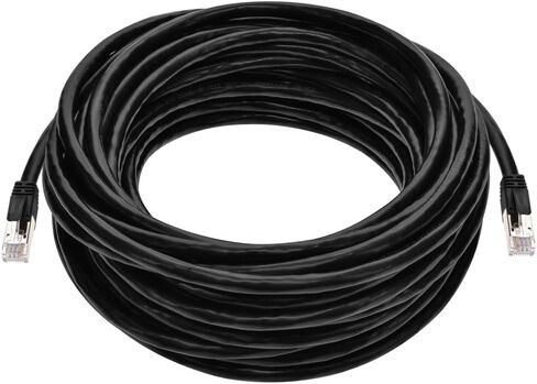 كابل مونوبرايس Cat6A PoE - 10 قدم - أسود | 100 واط، PoE ++ (IEEE 802.3af/at/bt)، UTP، 22AWG، 500 ميجا هرتز، نحاس عاري نقي، RJ45 محمي، كابل إيثرنت in Saudi Arabia