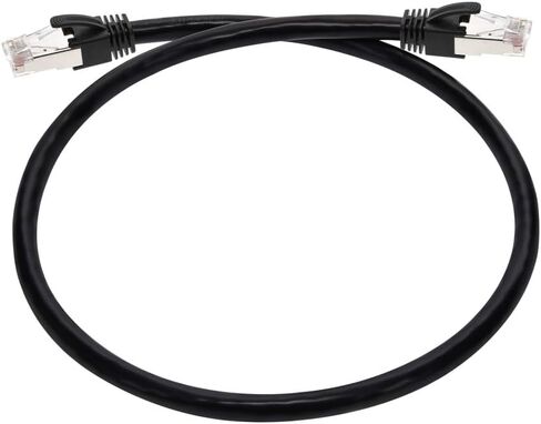 كابل مونوبرايس Cat6A PoE - 10 قدم - أسود | 100 واط، PoE ++ (IEEE 802.3af/at/bt)، UTP، 22AWG، 500 ميجا هرتز، نحاس عاري نقي، RJ45 محمي، كابل إيثرنت in Saudi Arabia