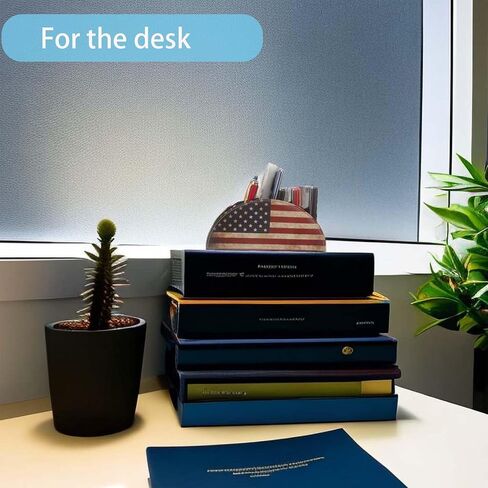 Pack of 1 American Flag Remote Control Holder,Leather Remote Caddy Desktop Organizer with 5 Compartments,Table Night Table Storage Home Accessories for Make up Brush,Mobile Phone,Pen in Saudi Arabia