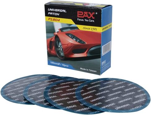 PAX 25 Pcs 60mm Round Universal Tire and Tube Patch Repair Kits, for Radial and Bias Tires Truck, Tractor, Agricultural Vehicles, Motorcycle, BMX, ATVs, River Floating, Inflatable Rubber in Saudi Arabia