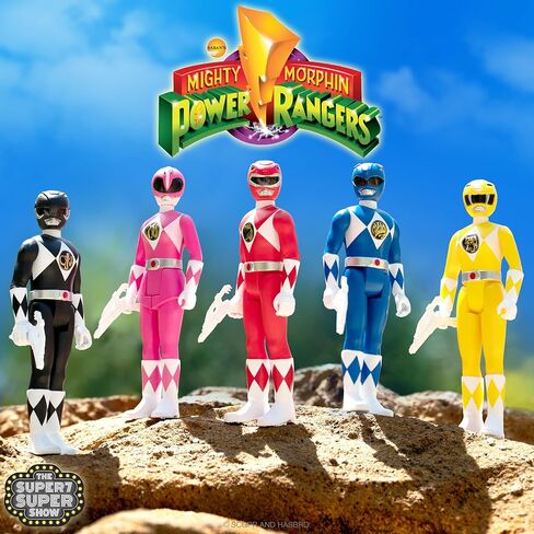 Mighty Morphin Power Rangers Reaction SDCC 2023 - Blue Ranger [Triangle Box] [SDCC 2023] مقتنيات كلاسيكية وألعاب قديمة in Kuwait