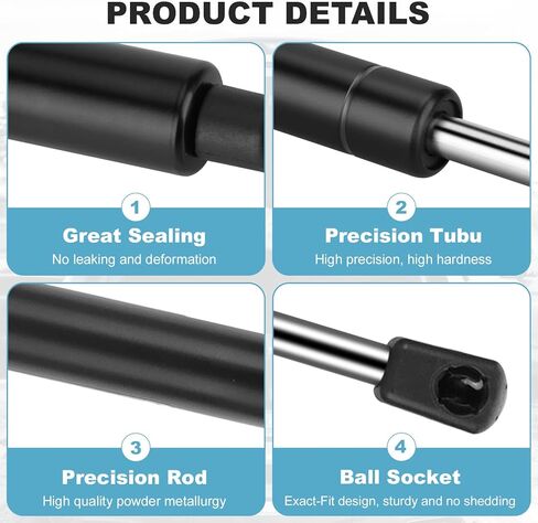 2 Pack Rear Liftgate Tailgate Lift Supports Struts Shocks for Chrysler Town & Country/Dodge Grand Caravan 2008-2015 for Ram C/V 2012-2015 SG214056 6124 in Kuwait