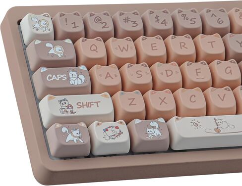 أغطية مفاتيح Sunzit PBT - أغطية مفاتيح MOA، غطاء مفاتيح لطيف، مجموعة أغطية مفاتيح Chiikawa Momonga in Kuwait