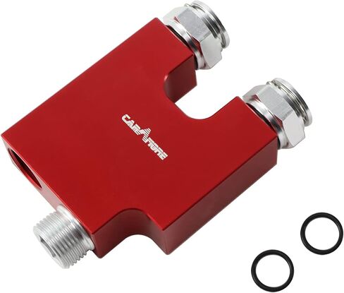 Transmission Cooler Thermal Bypass Valve (TBV) For 2013-2018 6.7L Cummins Automatic ONLY 68RFE & AISIN AS69RC - Transmission Cooler Thermostatic Bypass Upgrade (RED) in Saudi Arabia