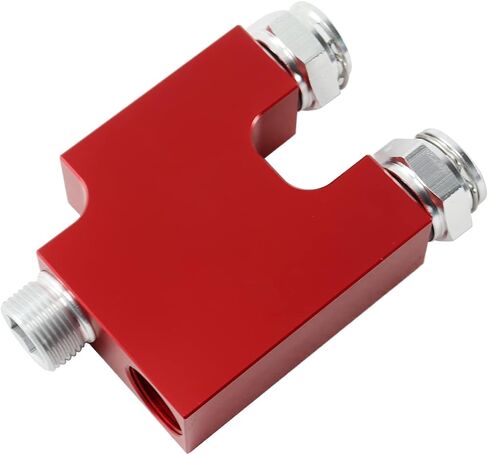 Transmission Cooler Thermal Bypass Valve (TBV) For 2013-2018 6.7L Cummins Automatic ONLY 68RFE & AISIN AS69RC - Transmission Cooler Thermostatic Bypass Upgrade (RED) in Saudi Arabia