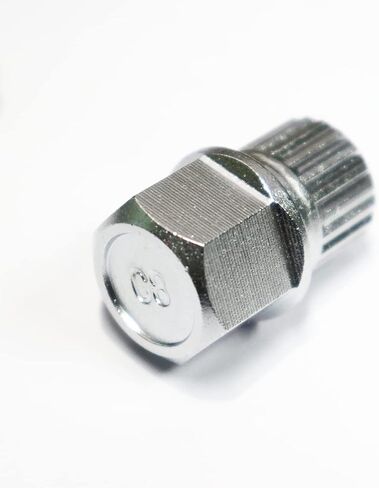 Chrome Steel ABC 0-9 Wheel Lock Key for VW，locking lug nut removal tools- Anti Theft Volkswagen Wheel Lock Key for Cars Wheel Tire Nut Screw Removal (ABC-6) in Saudi Arabia