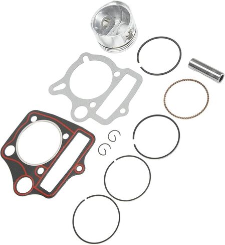 مجموعة حشية حلقات المكبس للصينيين الرئيسيين 110cc 125cc متوافقة مع Kazuma Taotao Sunl Coolster Roketa BMS SSR ATV Dirt Pit Bike Go Kart عالية القوة 52.4 مم مجموعة حشية حلقات المكبس in Kuwait