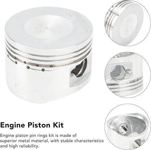 مجموعة حشية حلقات المكبس للصينيين الرئيسيين 110cc 125cc متوافقة مع Kazuma Taotao Sunl Coolster Roketa BMS SSR ATV Dirt Pit Bike Go Kart عالية القوة 52.4 مم مجموعة حشية حلقات المكبس in Kuwait