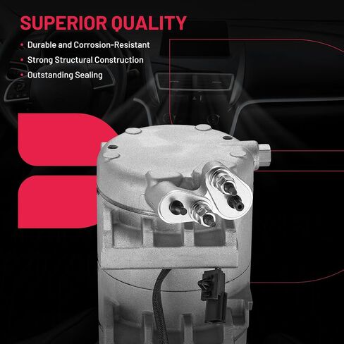BDFHYK Air Conditioning A/C Compressor with Clutch CO 11200C Compatible with 2008-2013 Nissan Rogue L4 2.5L, 2014-2015 Nissan Rogue Select L4 2.5L in Saudi Arabia