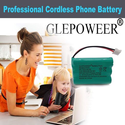 27910 Cordless Phone Battery Compatible with 89-1323-00-00 E1112 E2801 TL72108 SD-7501 23-959 Cordless Handsets(3 Pack) in Saudi Arabia