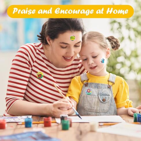 500 قطعة من ملصقات حوافز عيد الفصح للأطفال، ملصقات مكافأة للمعلم مقاس 1 بوصة في 8 تصميمات، لفافة ملصقات ملهمة للوازم المدرسية، ملصقات تحفيزية للتدريب على استخدام المرحاض للمنزل في الفصل الدراسي in Kuwait