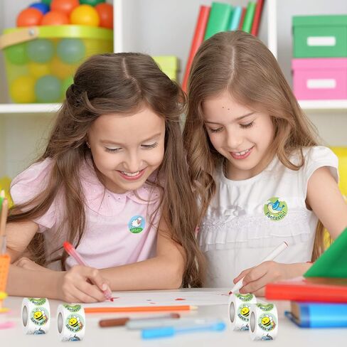 500 قطعة من ملصقات حوافز عيد الفصح للأطفال، ملصقات مكافأة للمعلم مقاس 1 بوصة في 8 تصميمات، لفافة ملصقات ملهمة للوازم المدرسية، ملصقات تحفيزية للتدريب على استخدام المرحاض للمنزل في الفصل الدراسي in Kuwait